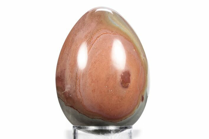 Polished Polychrome Jasper Egg - Madagascar #359036